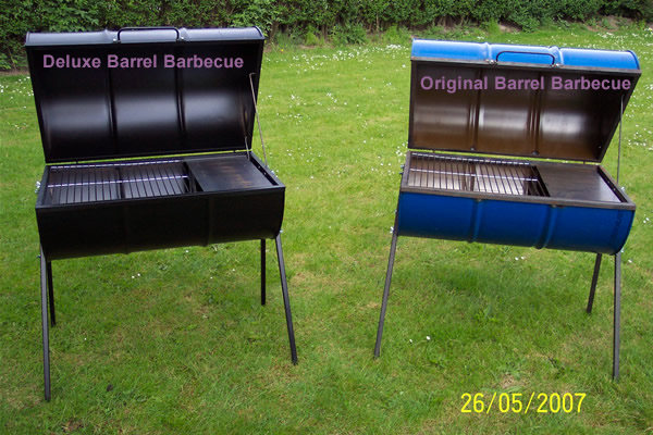 barrel barbecue grill