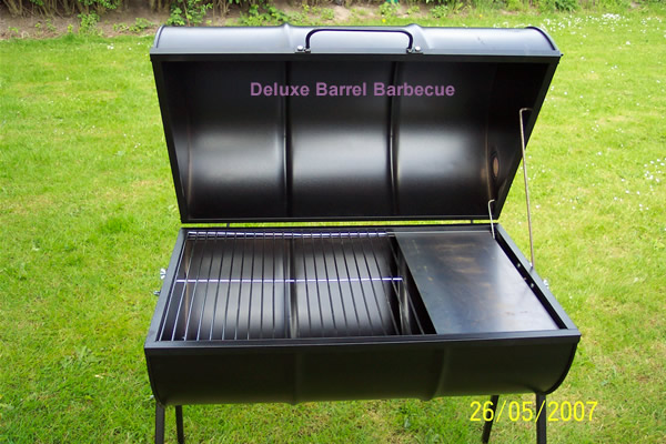 deluxe barrel barbecue